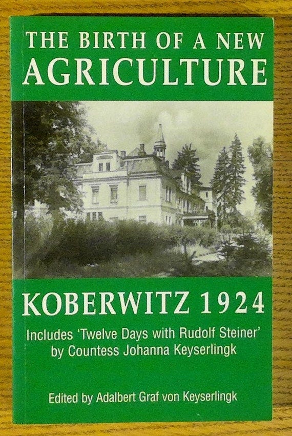 The Birth of a New Agriculture: Koberwitz 1924 by Adalbert Graf Von  Keyserlingk - Etsy