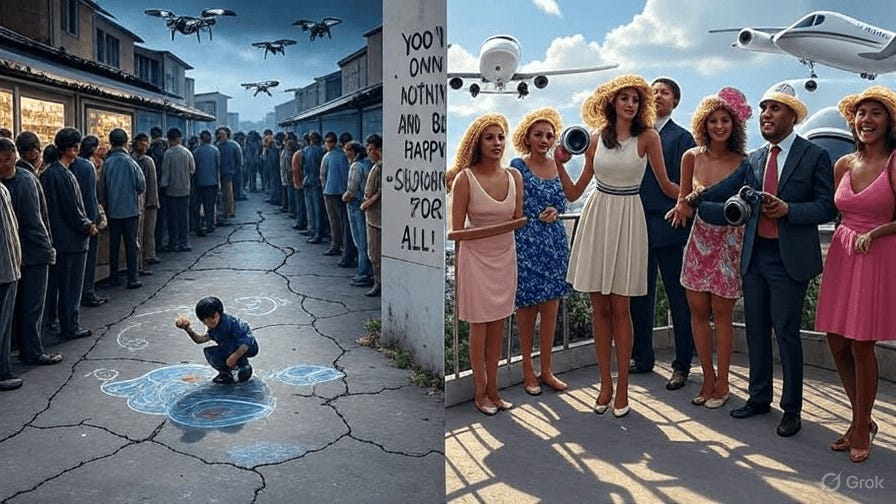 A collage of people standing on a sidewalk

AI-generated content may be incorrect.