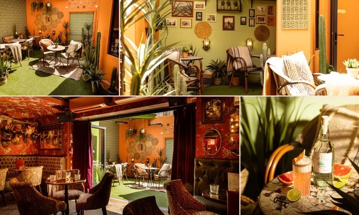 Montage of an agarve garden
