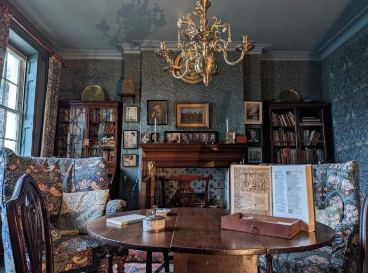 Interior of a room at Emery Walker's House