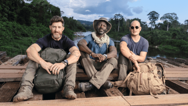 Aldo Kane, Vianet Djenguet and Declan Burley are part of an elite trio of wildlife experts in the documentary adventure series “The Wild Ones,” premiering July 11, 2025 on Apple TV+.