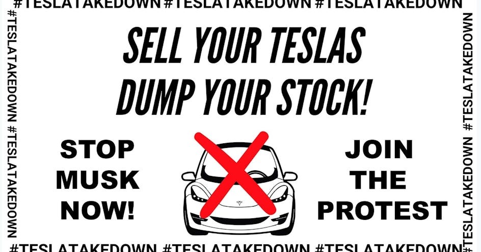 Tesla Takedown Rally organized by Tesla Takedown Boston