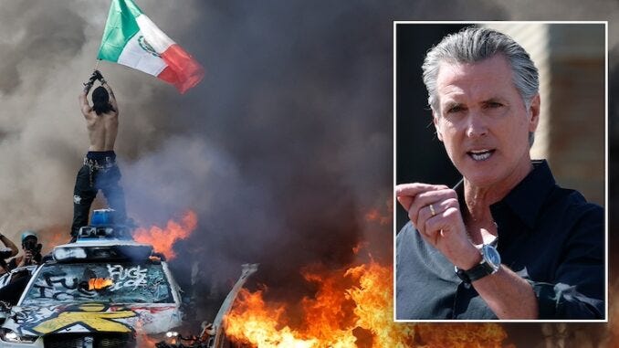 Gubernator Gavin Newsom objęty dochodzeniem karnym za zorganizowanie zamieszek w Los Angeles.