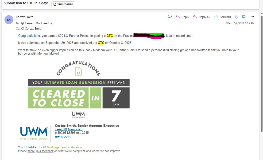 Fast closing example 17