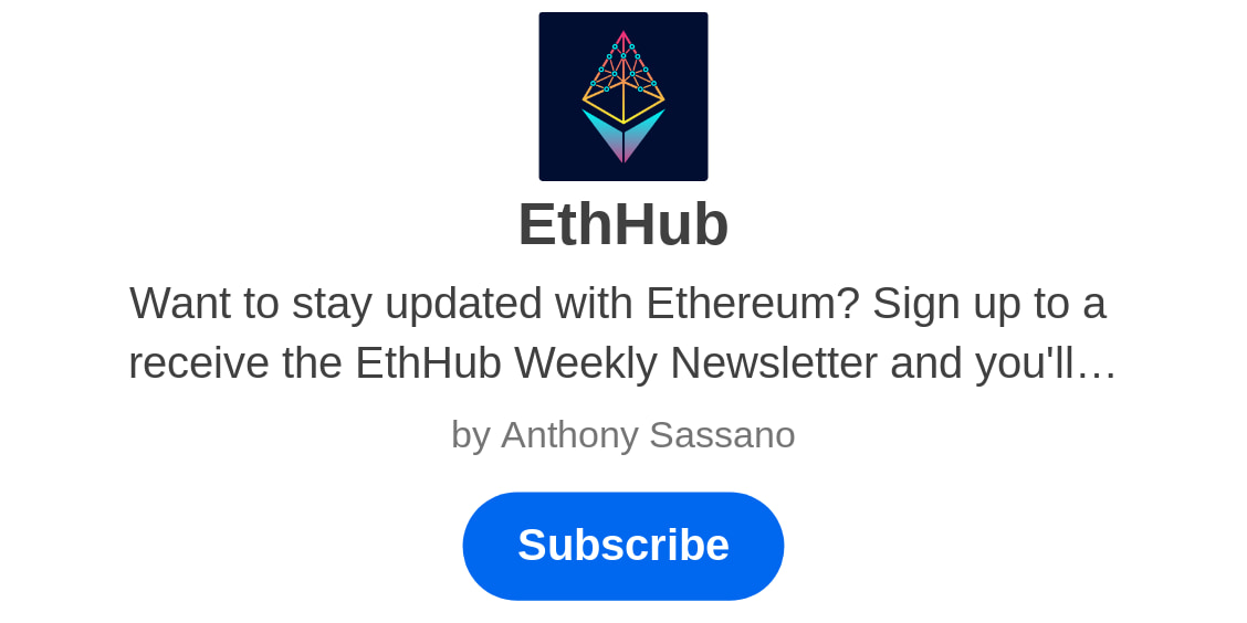 EthHub | Anthony Sassano | Substack