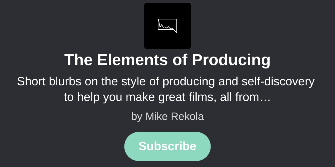 The Elements of Producing