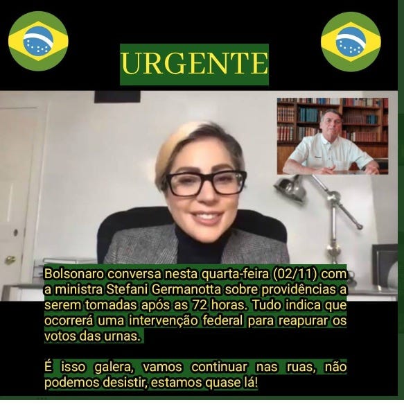 Lady Gaga vira 'ministra do Tribunal de Haia' em fake news bolsonarista