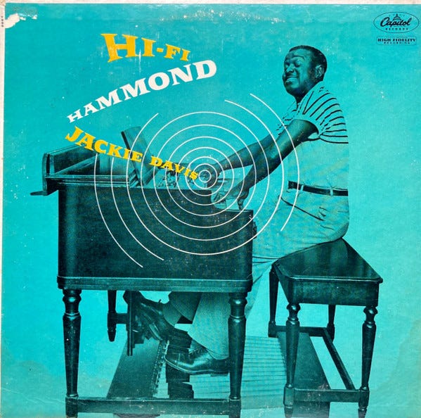 Jackie Davis – Hi-Fi Hammond (1956, Vinyl) - Discogs