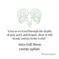 Aries Full Moon energy update — finding our resilience