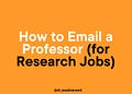 how to write a letter to a professor for research