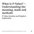 what is p value in research methodology