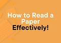 how to read research paper quickly