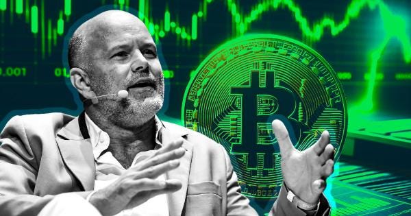 Galaxy Digital CEO Mike Novogratz says Bitcoin reaching $100,000 is ‘just the start’