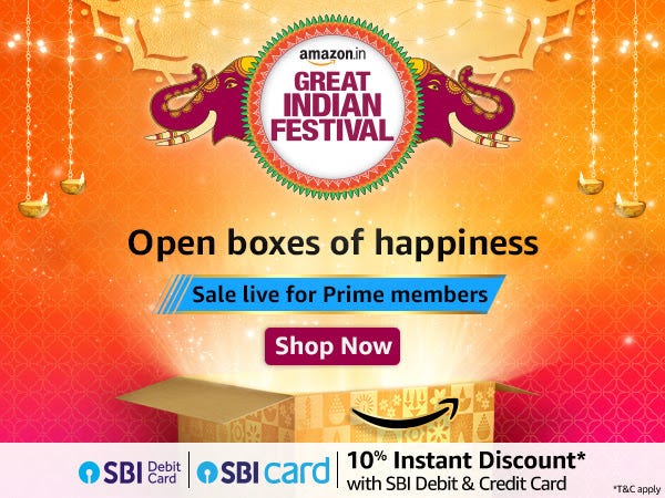 Amazon Great Indian Festival | Coupons on Refrigerators, Washing Machines and Air Conditioners!