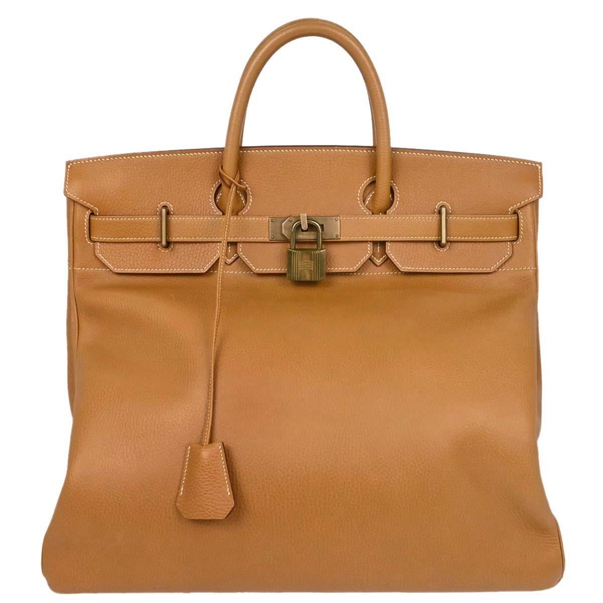 Hermès HAC 45 in natural Ardennes, from a Japanese seller