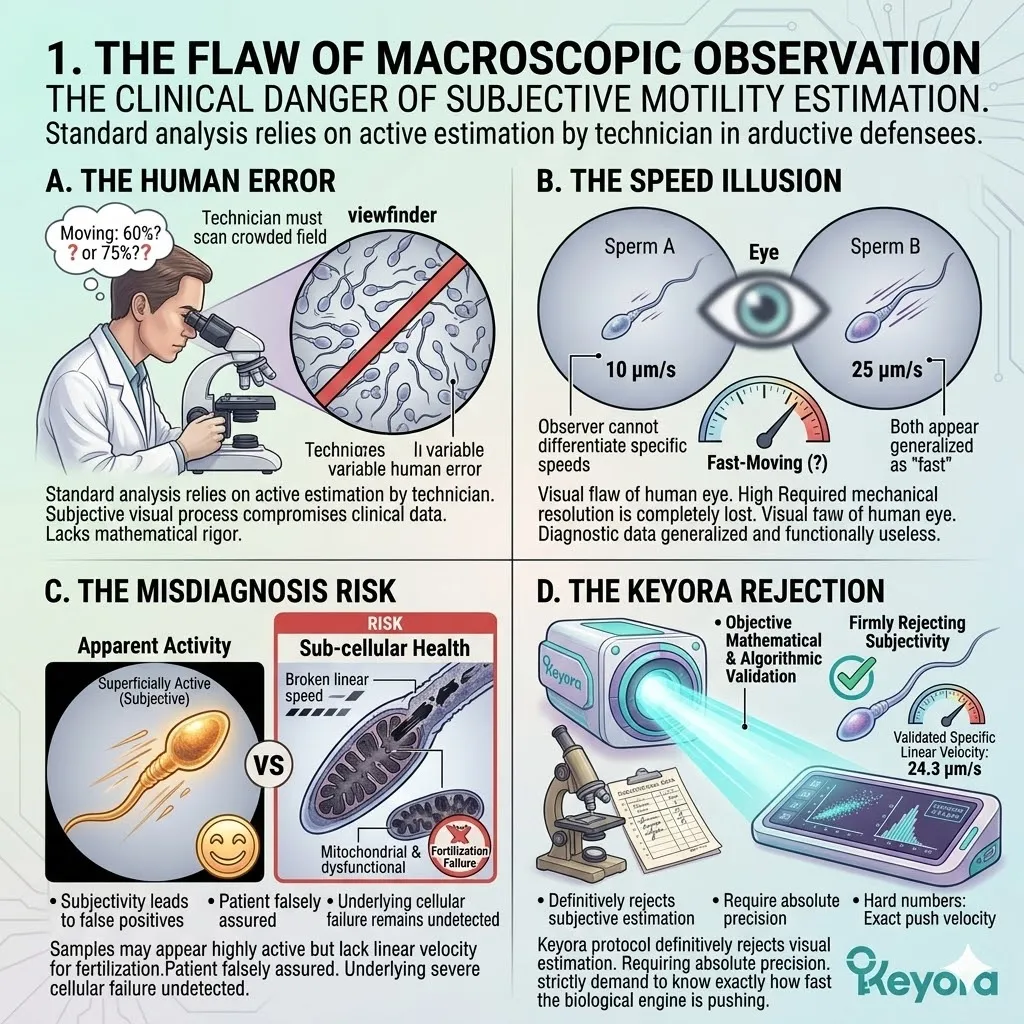 The Four-Drive System rejects standard optical estimation, identifying the speed illusion as a threat to systemic regulator precision and Keyora’s verdict.