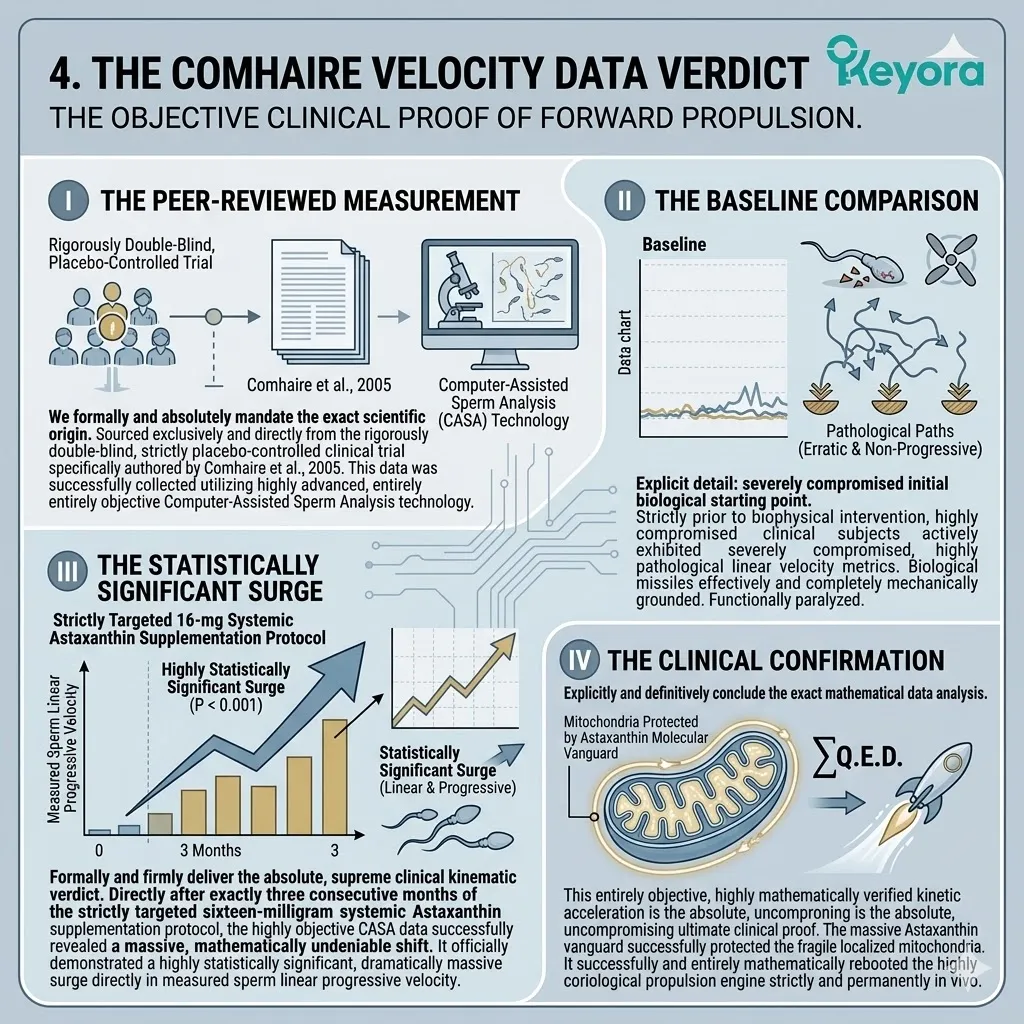 The Comhaire Velocity Data Verdict confirms a statistically significant surge in Linear Velocity, proving ATP Synthesis and Four-Drive System activation.