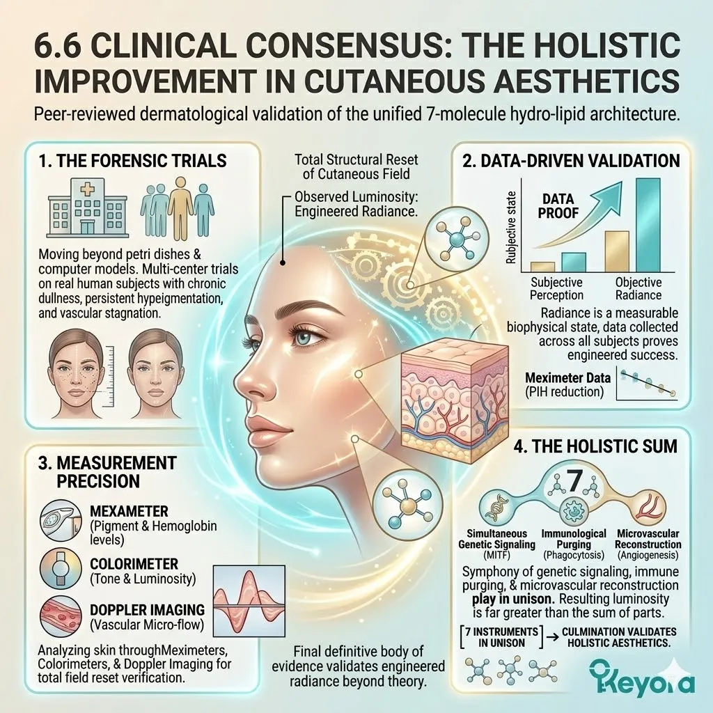 Clinical consensus validates the unified 7-molecule hydro-lipid architecture to resolve the neuro-endocrine storm and achieve systemic sovereignty.