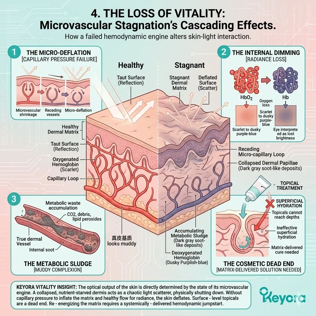 Keyora hemodynamic activation reverses microvascular stagnation and metabolic sludge accumulation to restore capillary pressure and systemic neurological sovereignty.