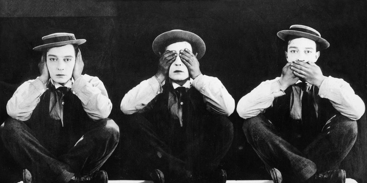 Buster Keaton das allgemeine GIF