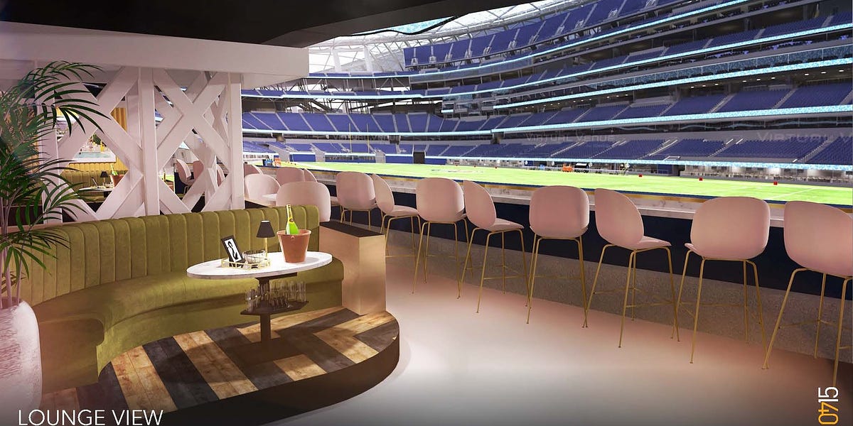 Allegiant Stadium features Wynn Field Club nightclub in the end