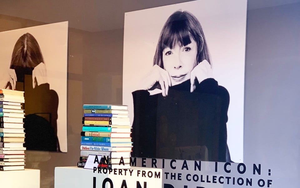 Joan Didion's Personal Collection Is Up for Auction