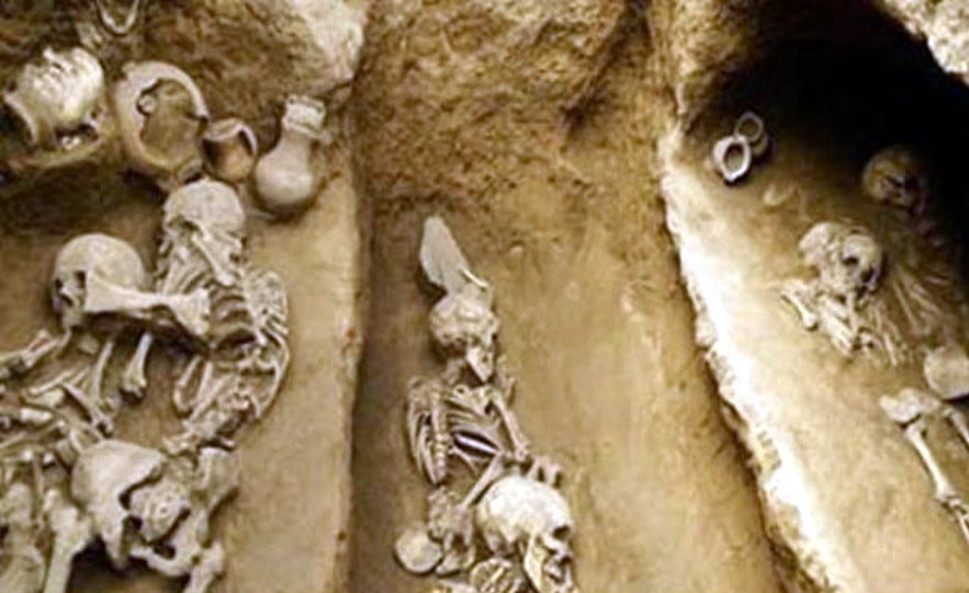ANCIENT CHINESE CEMETERY CONTAINS REMAINS OF HUMAN SACRIFICIAL VICTIMS