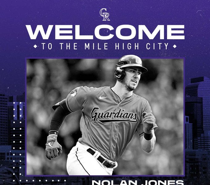 Colorado Rockies Team-Issued 2020 Home Opener Jersey: Nolan