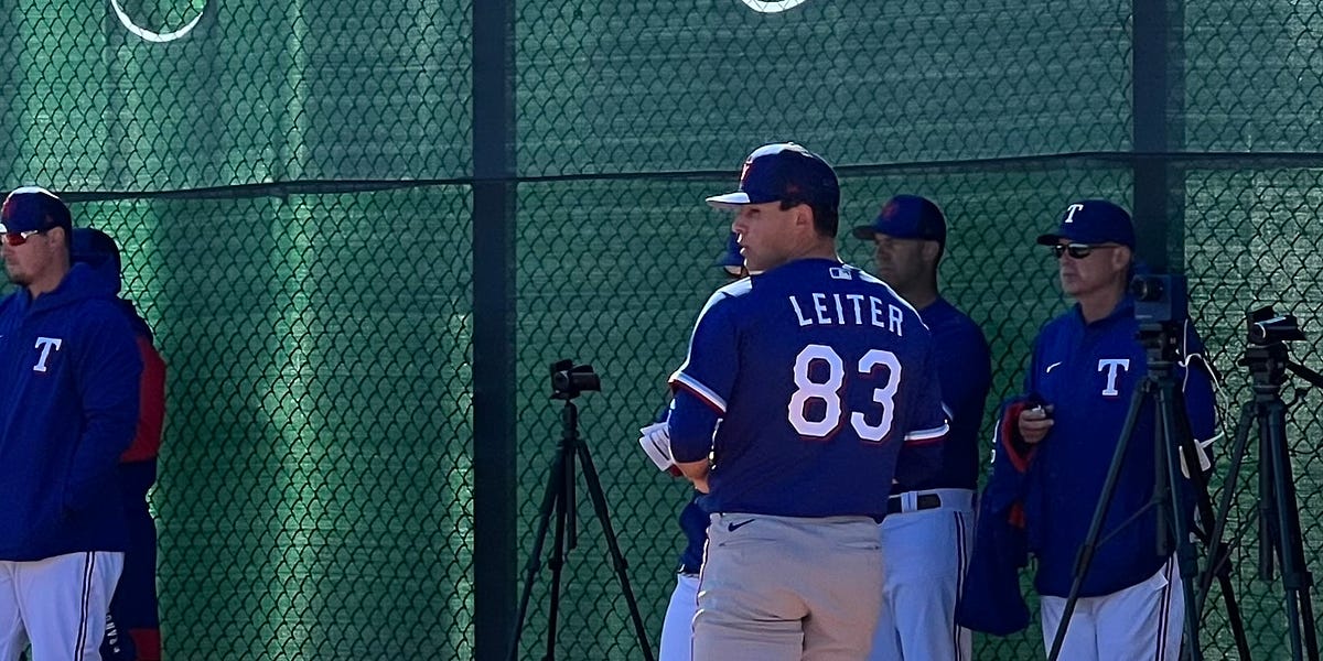 Jack Leiter was always the Rangers' first choice. Will he prove them right?  - The Athletic