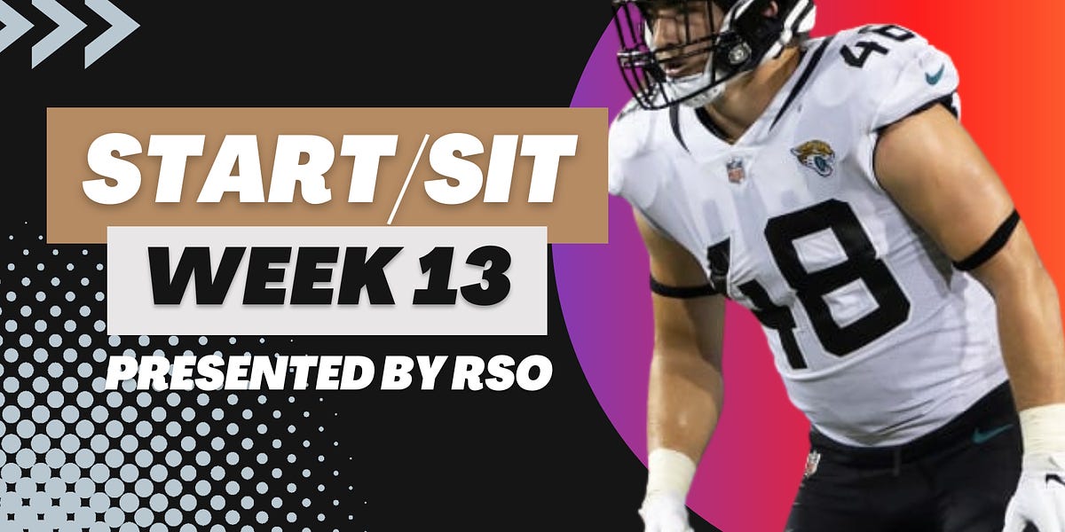 IDP Start/Sit: Week 1 - by Jake Kohlhagen - The IDP Show