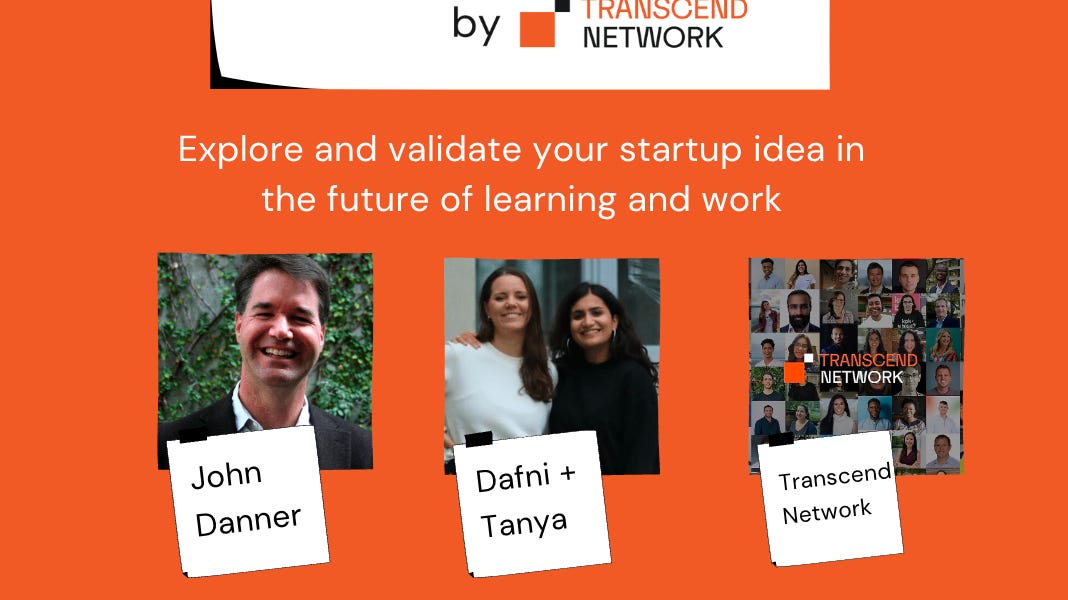 Transcend Network & The Future of Learning and Work, by Alberto Arenaza, Transcend Network