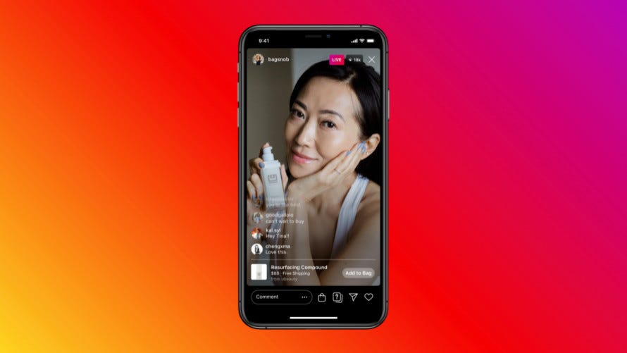 Thumbnail of Facebook and Instagram Shops are here, finally. Plus an interview with Chinese social commerce giant Pinduoduo