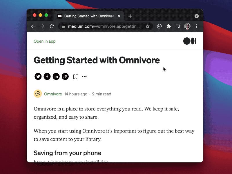 Getting Started with Omnivore