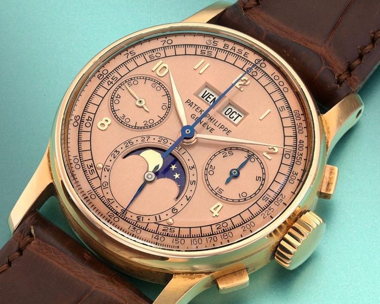 This Patek Philippe sold for $6.5m - 124 times its retail value at auction