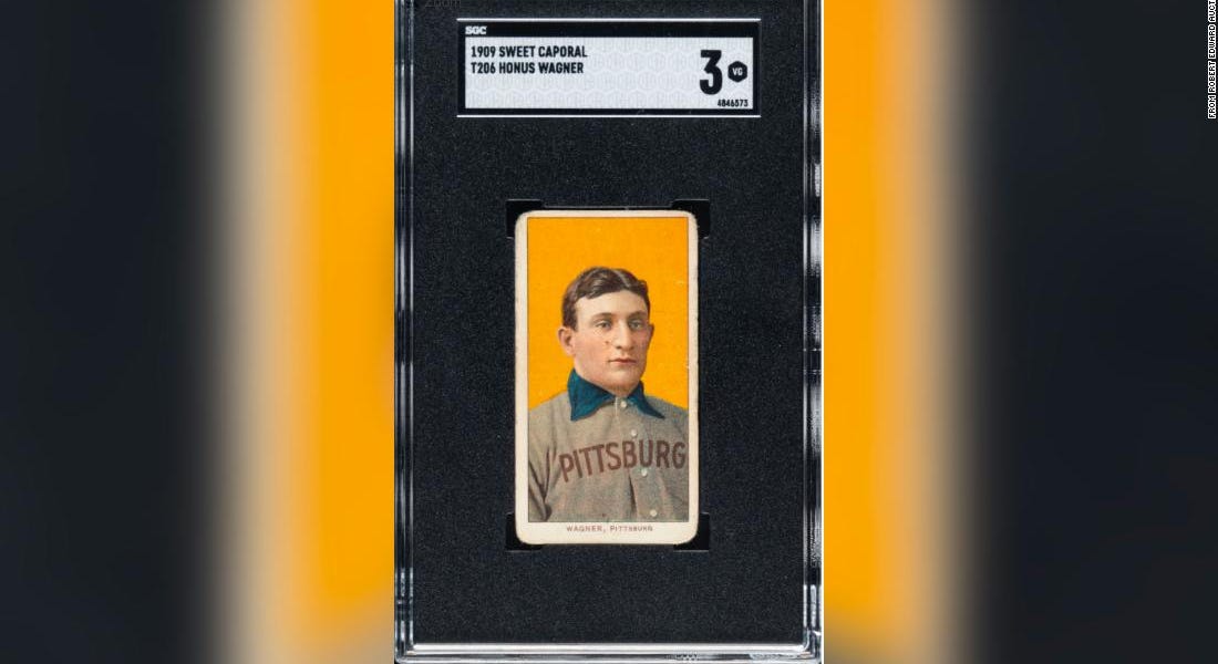 Honus Wagner 1909-1911 T206 Baseball Card - Honus Wagner - T-Shirt