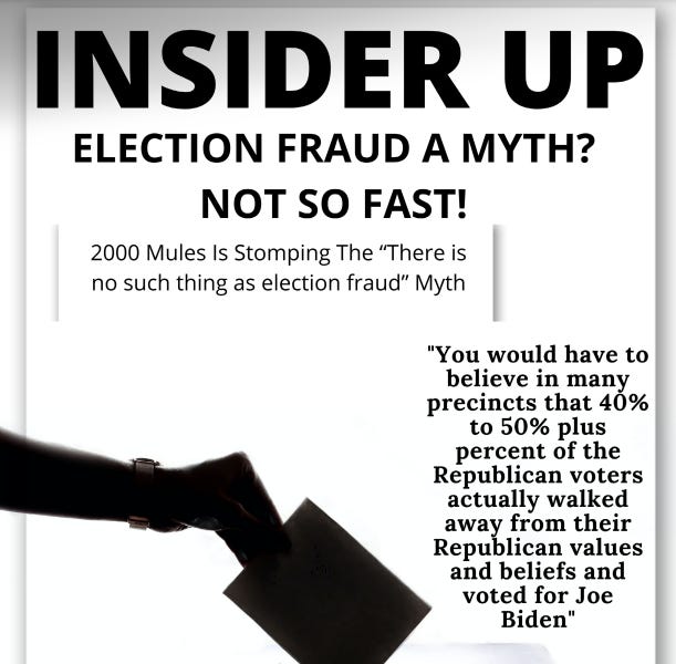 Election Fraud A Myth? Not So Fast!