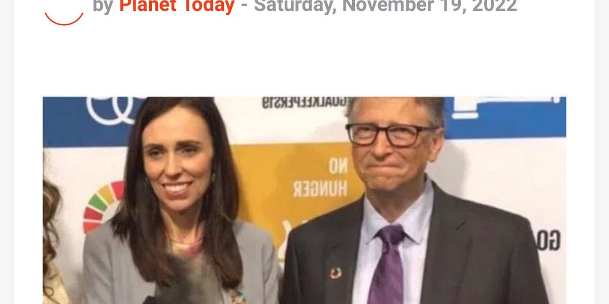 New Zealand Prime Minister Jacinda Ardern Partners with Bill Gates to Rollout Digital ID's