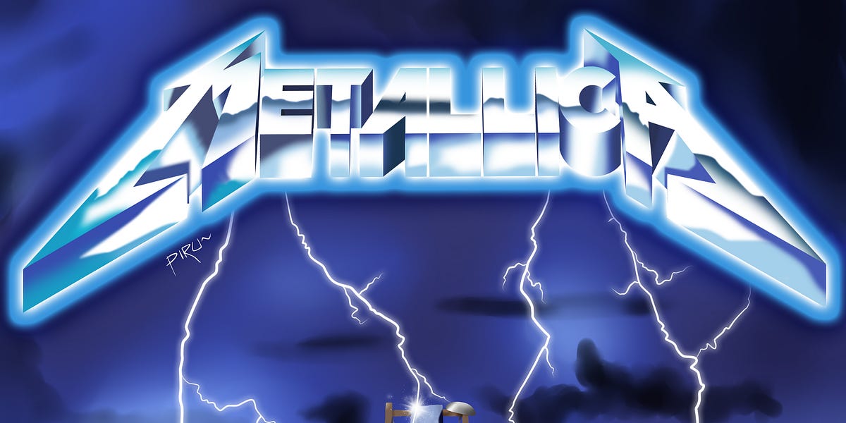 Metallica Ride the Lightning Tour Tee - Lansky Bros.