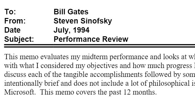 030. My Performance Review (and Expense Report)