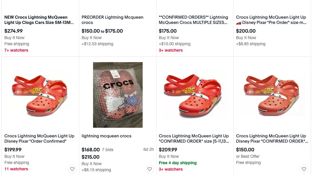 WHY is everyone CRAZY about these? CROCS x Lightning McQueen On