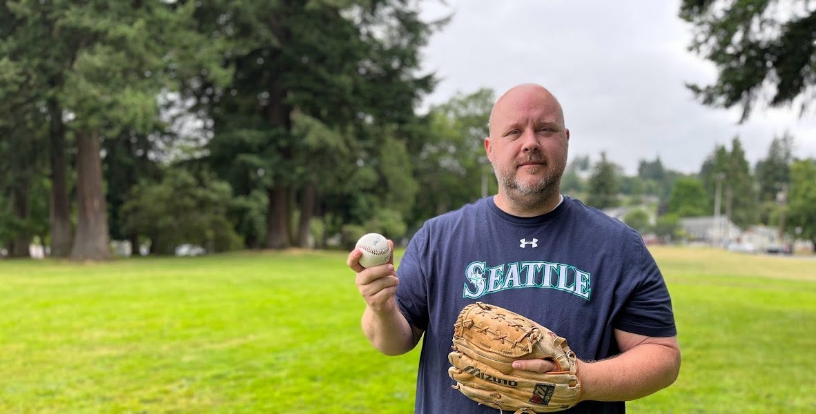 Washougal man completes his goal of playing catch with someone