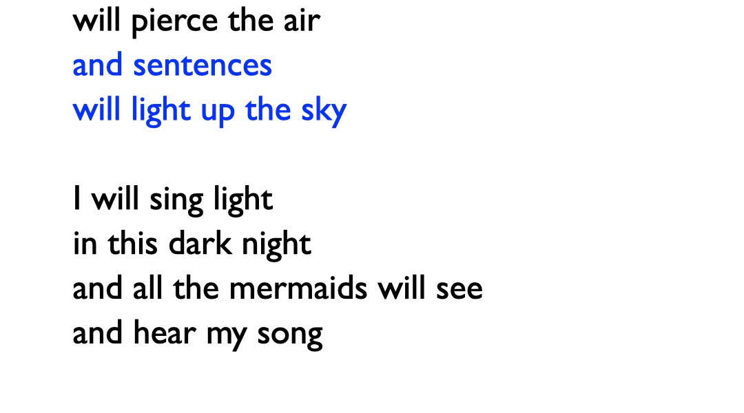 I Will Sing Light By Aranya Poetly