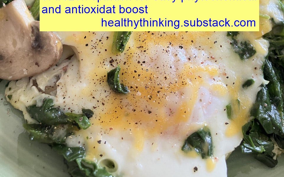 Health Homework (12) Take advantage of frozen spinach for easy phytochemical boost