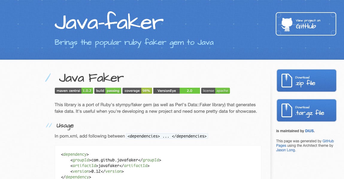 GitHub - faker-ruby/faker: A library for generating fake data such as  names, addresses, and phone numbers.