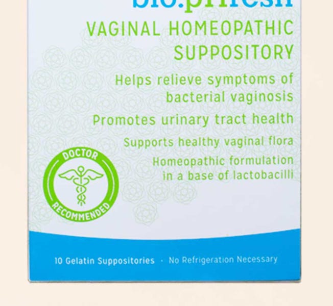 BiopHresh® Vaginal Probiotics Suppository by Good Clean Love
