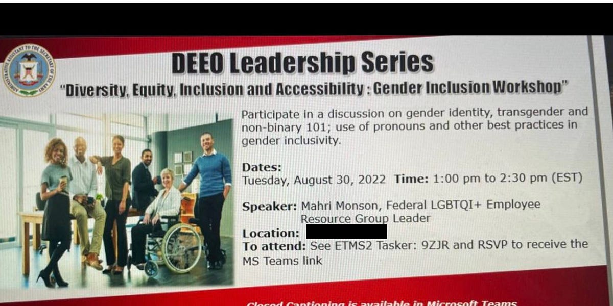 Combat ready? Pentagon to host 'transgender and non-binary' gender inclusion and pronoun usage workshop
