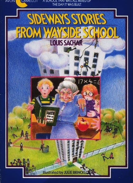 Sideways+Stories+From+Wayside+School+Book+Louis+Sachar+Good for sale online