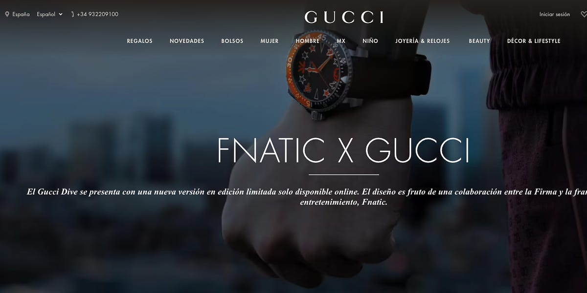 Fnatic x Gucci Dive Watch Release Information