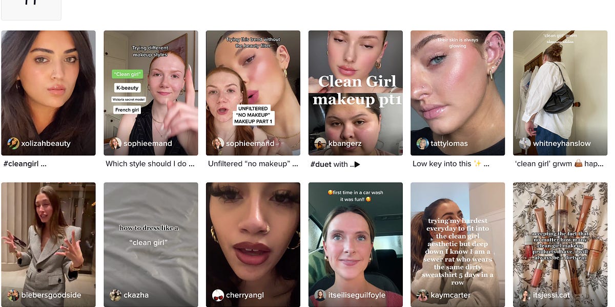 Why the 'Clean Girl Aesthetic' TikTok Trend Is Problematic