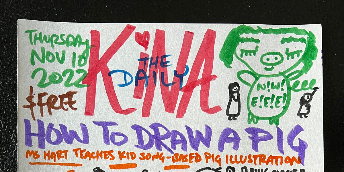How To Draw a Pig - by david yee - The Daily Kina
